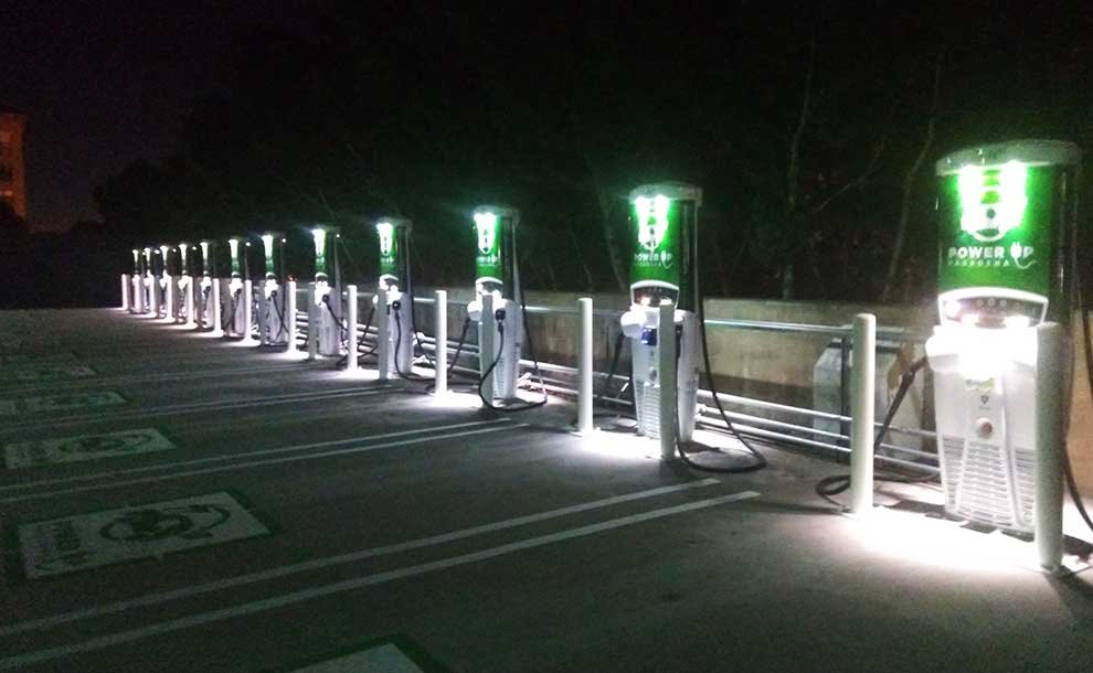 Largest EV fast charging station in the U.S. opens in California